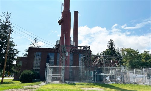 Versant Power's Steam Plant substation at the University of Maine campus in Orono