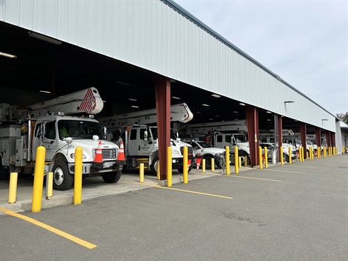 Versant Power trucks lined up