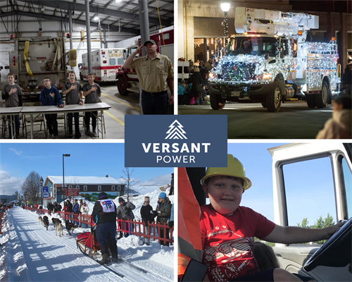 Collage of versant customers in the community