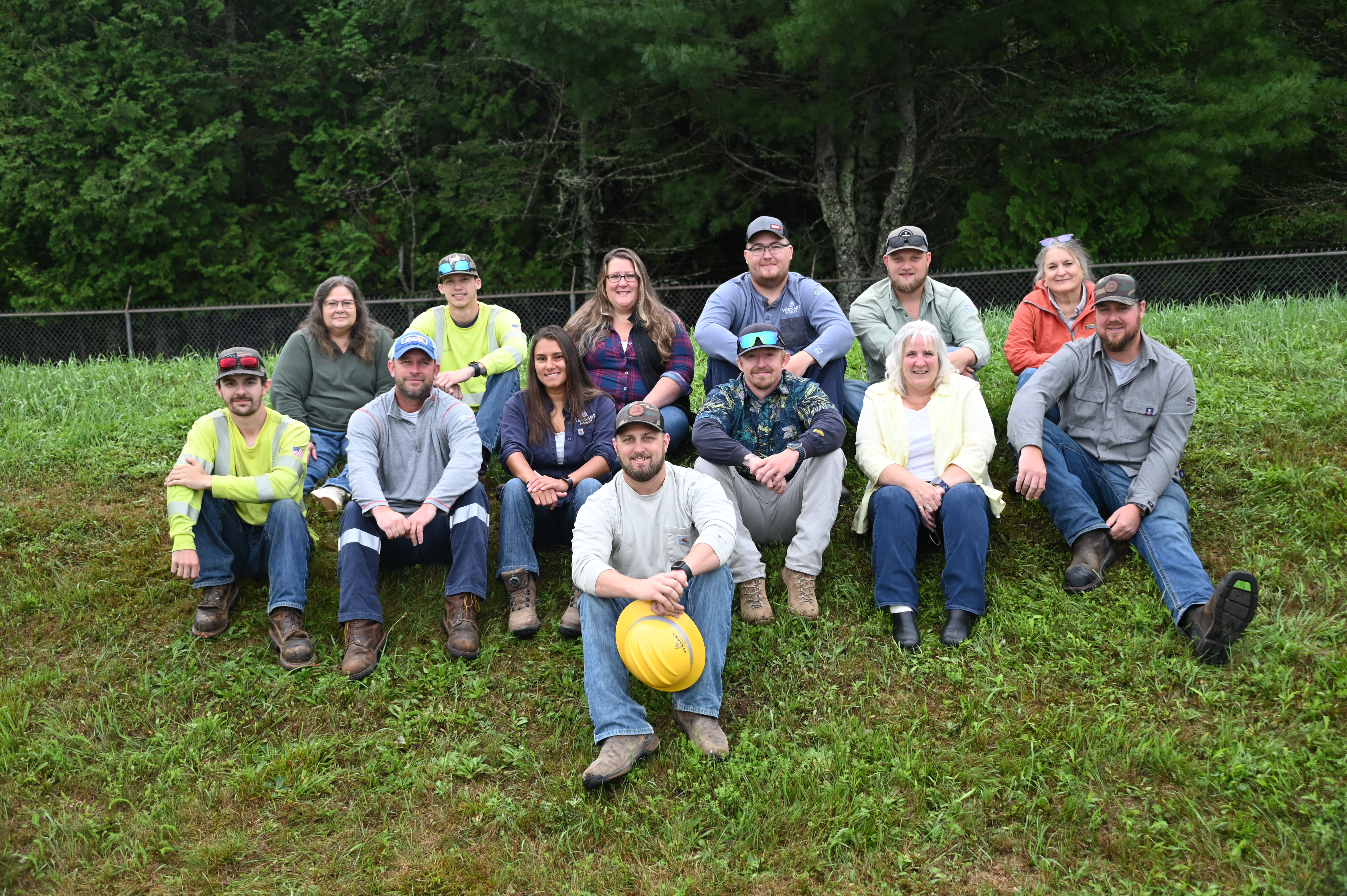 Versant employees gather for a photo